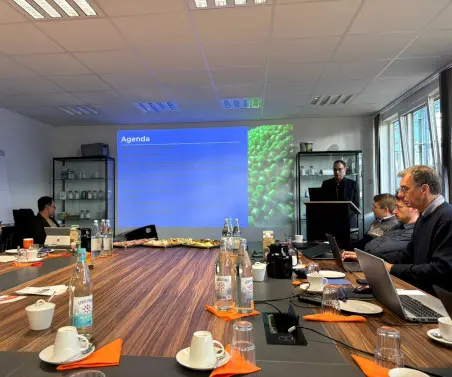 Begrüßung und Agenda durch ZIM-Netzwerkmanager Sebastian Winkelmann