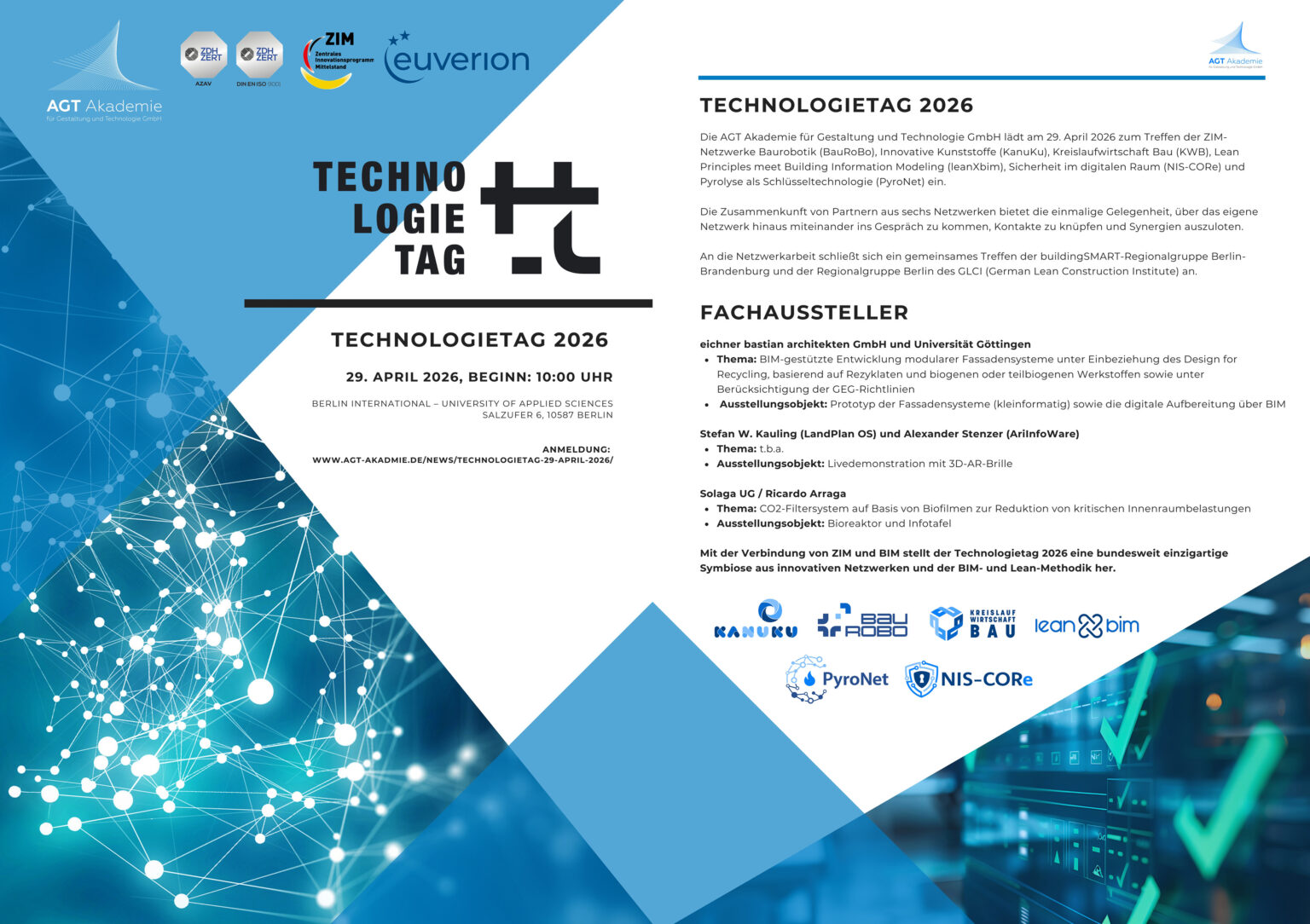 Technologietag 29. April 2026