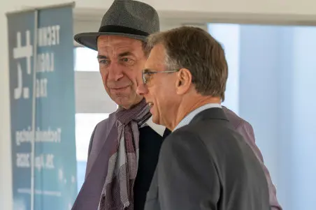 Richard Huber, Heinz Kölzer (v.l.n.r.)
