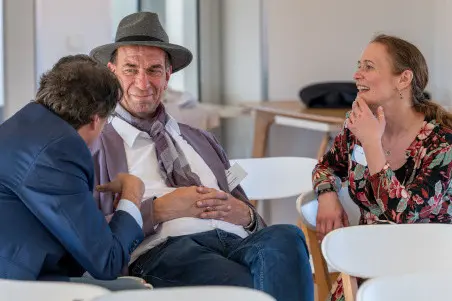 Ulrich Trenczek, Richard Huber, Dana E. Heitz (v.l.n.r.)