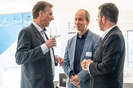 Heinz Kölzer, Prof. Peter Konhäusner, Renato Herrmann (v.l.n.r.)
